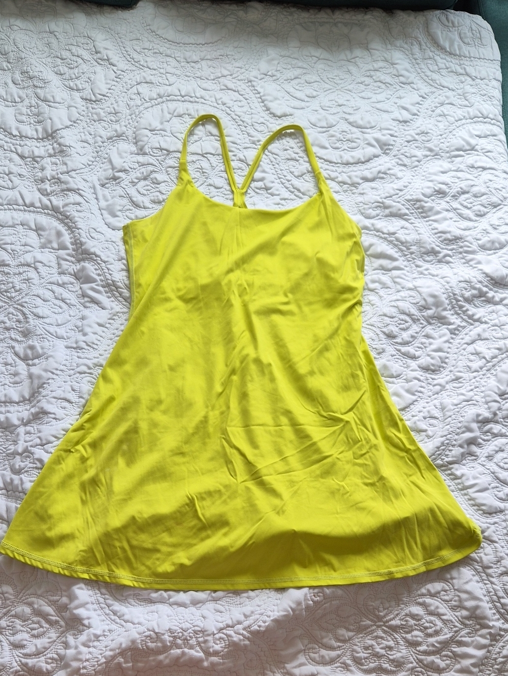 Women's Yellow Workout/Tennis Dress